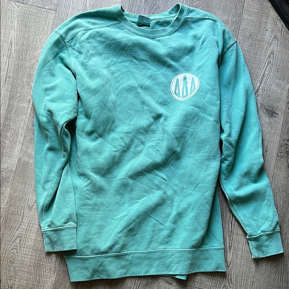 Comfort Colors Teal Crewneck Sweater